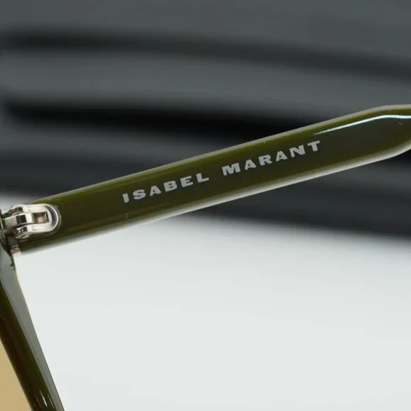 Isabel Marant IM 0096/S 01ED 70 Shield Sunglasses - Green/Brown - Picture 9 of 10